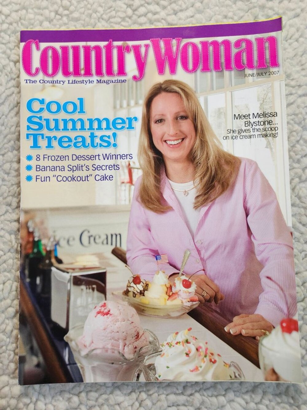 CountryWoman Magazine June July 2007 Cool Summer Treats Lifestyle Cooking Food